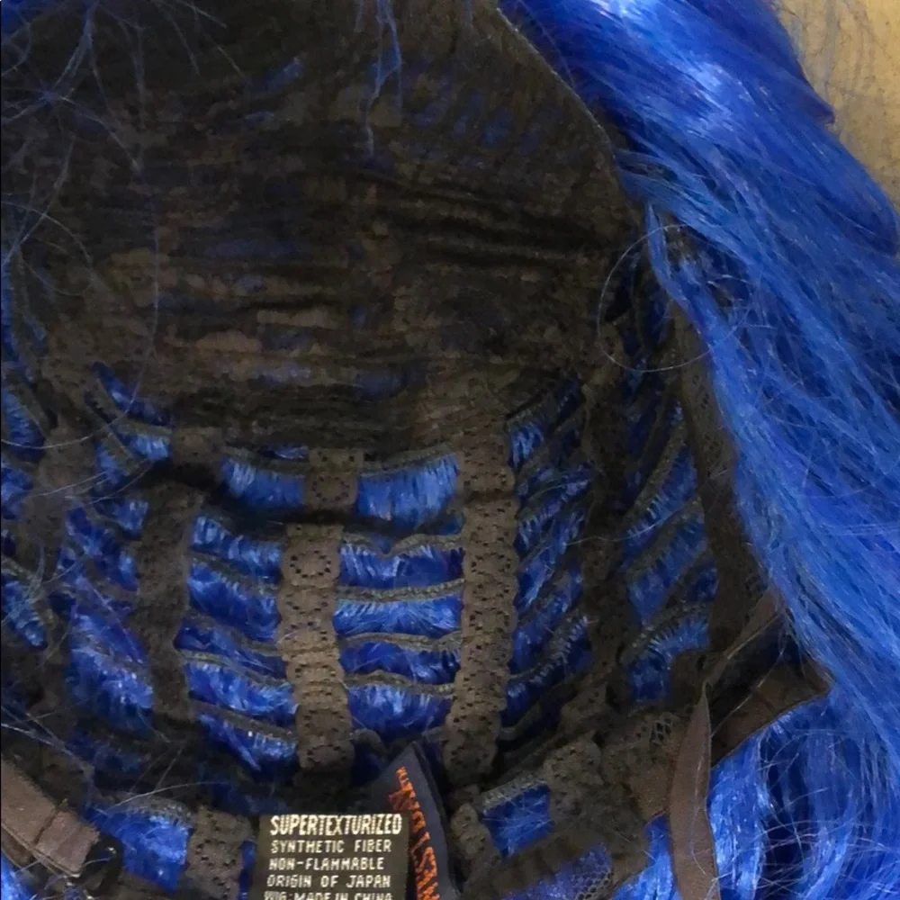 Blue Costume Wig